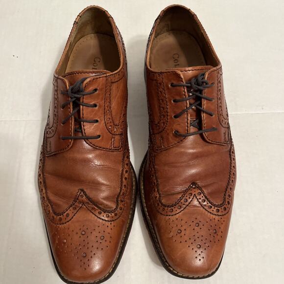Cole Haan Giraldo Air Mens 8.5 M Wingtip Oxfords Dress Shoes Leather C09303 - Picture 3 of 13